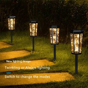 IP65 Waterproof Solar Garden Light Ground Stake 8-10 Hours Working 2700K Warm Light Auto Charge & Light up Garden Decor - Product Image 6