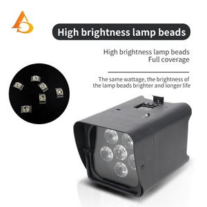 AICPOSE - Foco LED Profesional para Exteriores, 6 x 18 W, con Batería, RGBWA, Inalámbrico - Product Image 4