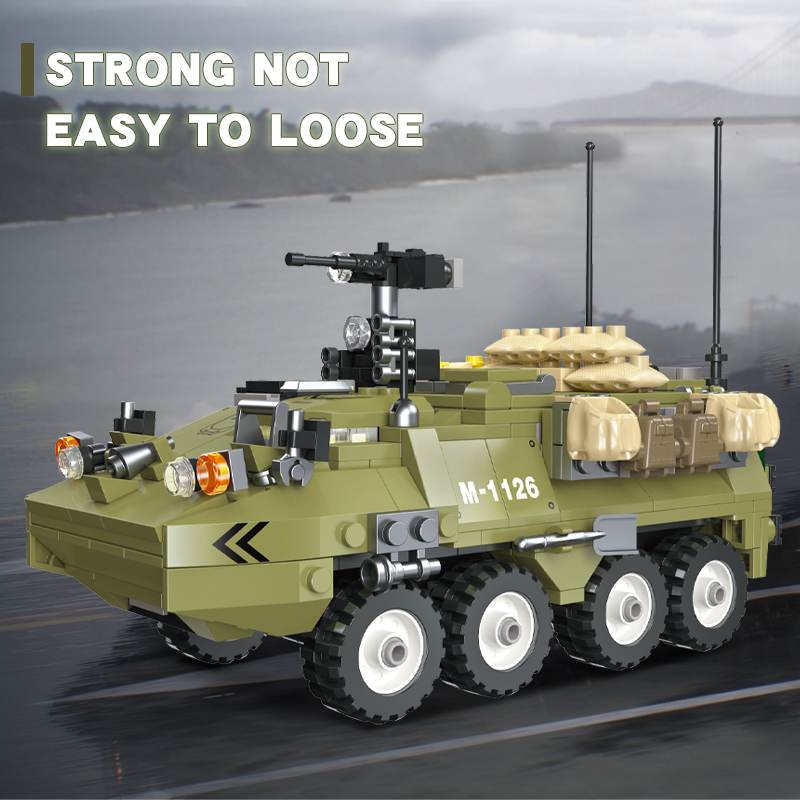 JIESTAR TOYS 549 Pcs M1126 Military Armored Transport