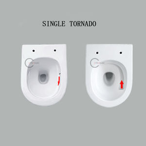 Inodoro Suspendido Blanco de Fácil Instalación con Sistema de Ahorro de Agua Tornado, para Hogar y Apartamento - Product Image 4