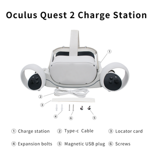 Station de charge murale pour support de bureau pour <span class=keywords><strong>Oculus</strong></span> Quest 2 VR Headset Charger Dock Station - Product Image 2