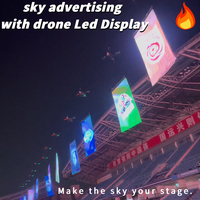 Drone à écran LED transparent Bestar P25P20P15, haute luminosité, étanche IP65, 1080P, angle de vision à 360°, spectacle lumineux, événement sportif