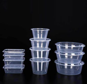 Eco-friendly PP disposable takeaway microwave plastic food soup bowl