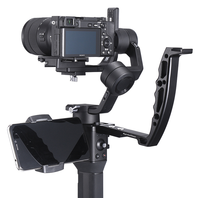 Uurig Dh12 Inverted Handle Sling Grip Mounting Handheld Bracket Extension Magic Arm for Ronin Sc Gimbal Stabilizer Accessory