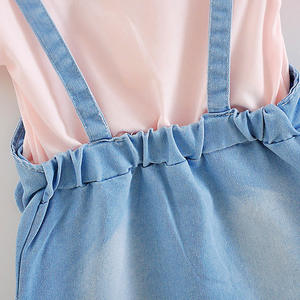 Venta al por Mayor de Conjuntos de Ropa para Niños, Estilo Nuevo, Camisa y Vestido de Mezclilla para Niñas - Product Image 4