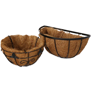 Panier à fleurs suspendu artificiel pour la décoration intérieure et extérieure du jardin, pot de fleurs suspendu - Product Image 4