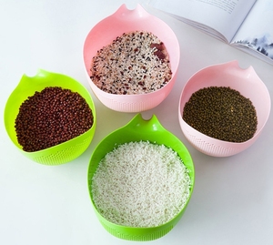 Nhà bếp rửa khô lưu trữ giỏ với xử lý nhựa sàng với cống nhà bếp chao & lọc - Product Image 4