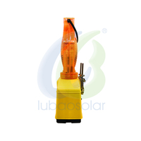 Feu de signalisation routière solaire LB-6000, batterie au lithium 3,7 V 2300 mAh, lumière de sécurité LED multicolore, protection IP54 en polycarbonate