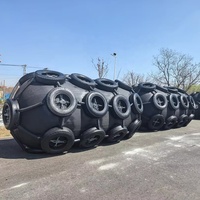 High Quality Inflatable Yokohama Type Rubber Fender With Tires and Chain Net