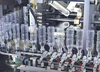 Machine de soufflage de bouteilles PP/PC/PET automatique à haute vitesse à 4 cavités avec composants Delta PLC, moteur et pompe