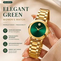 MRALEN KELLER M-1923 Nouvelle Montre Tendance Unisexe de Marque, Simple, en Acier Inoxydable avec Bracelet Maille Milanaise, Étanche, à Quartz, pour Couple, Idéale pour les Loisirs
