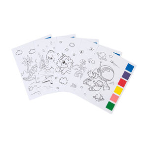 Ensemble de peinture de puzzle d'<span class=keywords><strong>aquarelle</strong></span> éducatif-jouet d'art non toxique personnalisable pour la coordination œil-main d'enfants - Product Image 1