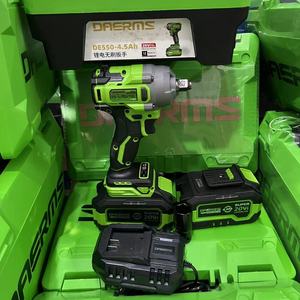 Llave de Impacto Inalámbrica de Litio-Ion de 20V Sin Escobillas, 550Nm de Torque, Herramienta Profesional Industrial para Desmontaje de Tornillos, Accionamiento de 1/2, 1000W - Product Image 2