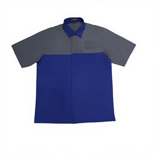 Nuevo Diseño, Precio Económico al por Mayor, Uniforme de Trabajo Unisex de Alta Calidad con Cuello y Manga Corta para Adultos, Tallas Grandes - Product Image 1