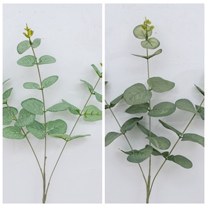 Plante artificielle CallaFloral Eucalyptus vert-gris, branche unique, pour décoration de mariage et de maison - Product Image 3