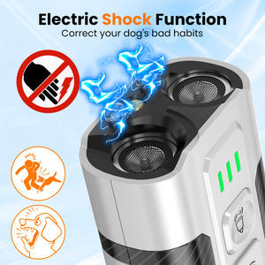 A Mazon Hot 4 modos de trabajo Mango <span class=keywords><strong>Control</strong></span> remoto Entrenamiento Buen comportamiento Repelente ultrasónico de ladridos de perros con choque - Product Image 4