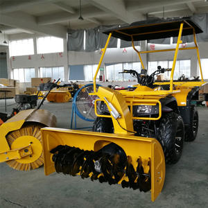 Sopladora de Nieve para Carreteras Municipales, Cepillo Rodante para Superficies, Equipo de Limpieza de Nieve, Quitanieves Grande de Cuatro Ruedas a Gasolina - Product Image 4