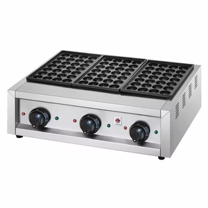 Machine à <span class=keywords><strong>takoyaki</strong></span> électrique multifonctionnelle commerciale, revêtement antiadhésif, gril à boulettes de poisson, machine à <span class=keywords><strong>takoyaki</strong></span>, snack, hôtels, restaurants - Product Image 5