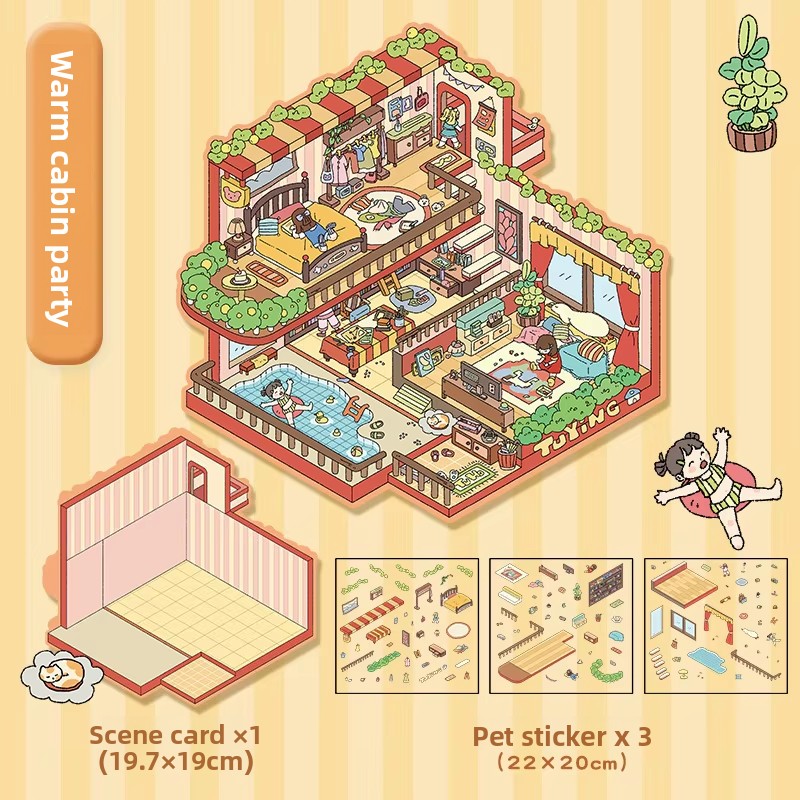 22 Fête chaleureuse à la maison (4,0 grande)