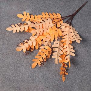 Flor de Rosa abierta de alta calidad, látex, flores de imitación de tacto Real, Rosa polvorienta, rosas naranjas quemadas para decoración de boda - Product Image 3