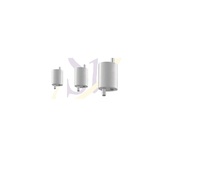 Support de câble à double sens à haute résistance, verrouillage à double fil, pour luminaires suspendus au plafond et système de suspension commercial