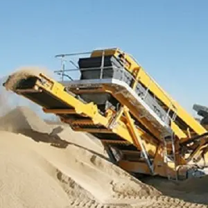 Unidades móveis de trituração e cobertura de areia agregada produção equipamento para venda