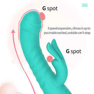 खरगोश मालिश हस्तमैथुन उपकरण परिपक्व सेक्स उत्पाद सिलिकॉन वाइब्रेटर महिलाओं के लिए सेक्स खिलौने - Product Image 4