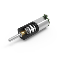 Zhaowei 3v 6v 12 v 12mm Dc 12 Volt Moteur pas à pas à engrenages 15rpm Couple élevé Encodeur de moteur de boîte de vitesses à bas régime pour injection automatique
