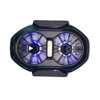 Kipas pendingin ponsel Game, pendingin dengan baterai ponsel pintar Radiator udara kipas pendingin udara dengan lampu RGB untuk iPhone