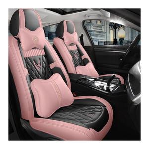 Coprisedile <span class=keywords><strong>in</strong></span> pelle Nappa <span class=keywords><strong>per</strong></span> <span class=keywords><strong>auto</strong></span> a cinque razze <span class=keywords><strong>per</strong></span> berlina e tipo anteriore SUV <span class=keywords><strong>in</strong></span> <span class=keywords><strong>cotone</strong></span> LLA-31 di protezione del sedile interno - Product Image 4