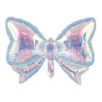 Ballons lumineux irisés 4D, chiffres en forme de goutte d'eau, nœuds, étoiles, cœurs - ballons colorés pour la décoration de fête