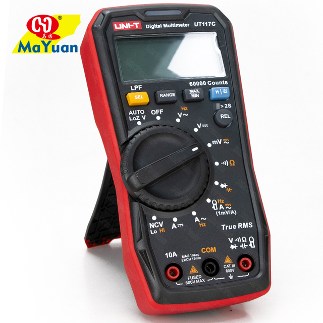 UNI-T High Precision True RMS Auto Range Non Contact Voltage Multimeter UT117C