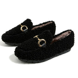 Nuevas Zapatillas <span class=keywords><strong>de</strong></span> Moda para Mujer, Cálidas, con Plataforma, Casuales, <span class=keywords><strong>de</strong></span> Peluche, Felpa, para Invierno, Último Modelo - Product Image 6