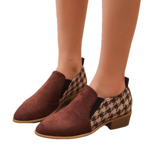 Nouvelles Chaussures Décontractées Vintage 2026 à Talon Compensé Carré, Style Français, en Cuir Véritable Résistant, Idéales pour l'Été et l'Automne - Product Image 4