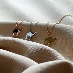 Collier <span class=keywords><strong>Dromadaire</strong></span> Mignon de Grossiste Fabricant, Bijoux Mode en Acier Inoxydable, Collier Forme de Chameau Animaux - Product Image 6