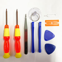 Outils de réparation de téléphone portable 8 en 1 Jeu de tournevis d'ouverture pour iPhone iPad Ordinateur portable Démonter Kit d'outils à main Outil d'ouverture
