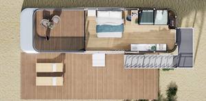 Çift katmanlı modüler çelik yapı nefes alan kapsül otel yatak odası daire seyahat turistik ev için - Product Image 4