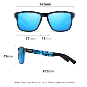 2025 Trending High Quality Gafas De Sol Unisex Custom logo Square Frame Sunglasses High Quality Polarized Sport Sunglasses - Product Image 5
