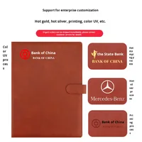 Portafolio Personalizado con Clip, Almacenamiento Potente, para Negociaciones, Exposiciones, Regalo, A4, PU, Portafolio de Negocios