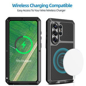 Étui de téléphone en aluminium métallique de luxe Doom Armor Heavy Duty 360 Protection complète <span class=keywords><strong>pour</strong></span> Samsung S26 Ultra Housse antichoc - Product Image 5