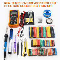 Ensemble de fer à souder électrique OEM à alimentation CC avec têtes interchangeables pour la maintenance électronique domestique