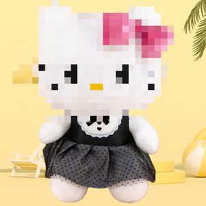 Muñeca de Peluche Kuromi Kitty con Falda Negra, Venta al por Mayor, Regalos Decorativos Lindos, Personaje de Anime de Dibujos Animados, Juguetes de Peluche para Niñas - Product Image 2