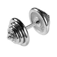 Équipement de gymnastique à domicile Haltères en fonte chromées personnalisées Haltères réglables Jeu de poids 40kg 50kg Acheter en ligne