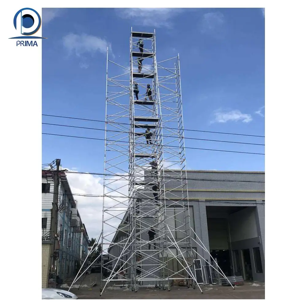 PRIMA Aluminium Scaffold Tower Scaffolding Safety Net Motorized Scaffolding Industrial