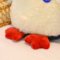 Peluche pingouin en tissu de coton doux de haute qualité, respectueuse de la peau, pour la sécurité des enfants et la décoration de la maison