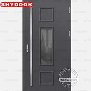 Porte en aluminium gaufré de style européen, détails en fonte d'aluminium, modèle <span class=keywords><strong>Versailles</strong></span> - Product Image 4