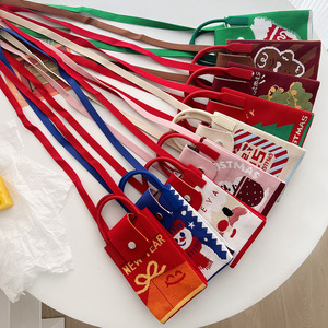 Minibolso <span class=keywords><strong>para</strong></span> teléfono móvil de Navidad a la moda personalizado, bolso de mano de punto, bandolera a rayas, bandolera tejida de ganchillo <span class=keywords><strong>para</strong></span> mujer - Product Image 5