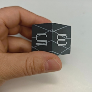 Cubi Geometrici in Legno Fai-da-Te, Gioco da Tavolo con Lettere, Puzzle Modulare, Dadi Pixel Art, Accessori per Manipolazioni Matematiche - Product Image 5