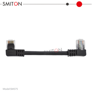 Cat6 Cáp <span class=keywords><strong>Ethernet</strong></span> <span class=keywords><strong>RJ45</strong></span> góc bên phải UTP Mạng Cáp vá dây 90 độ CAT5E LAN Cáp cho máy tính xách tay Router TV Box <span class=keywords><strong>RJ45</strong></span> - Product Image 4