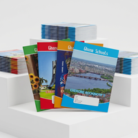 Cahier d'exercices économique Ghana Note 1 pour l'école primaire, ligné simple, 80 pages